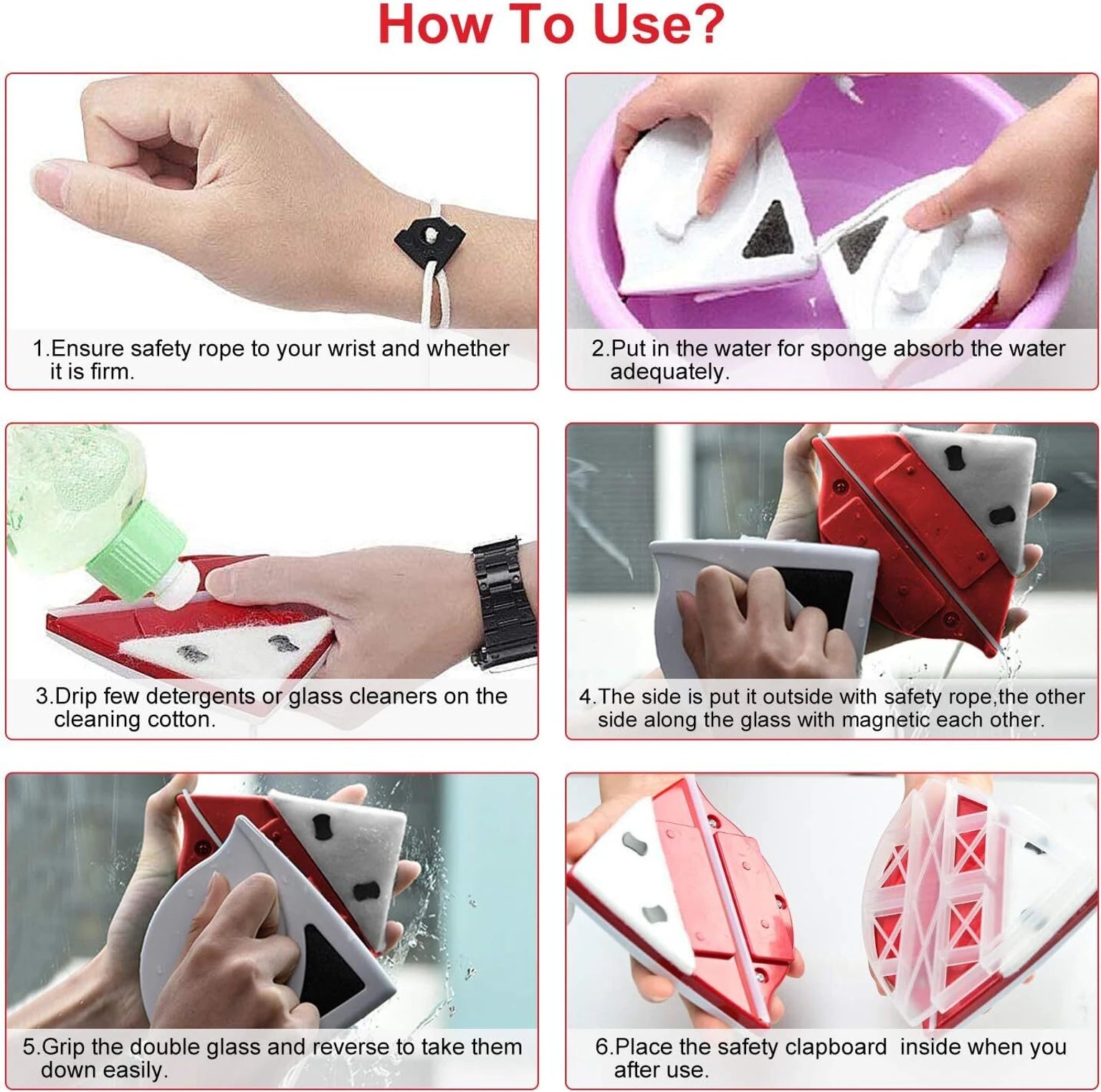 CrystalSwipe™ Magnetic Window Cleaner