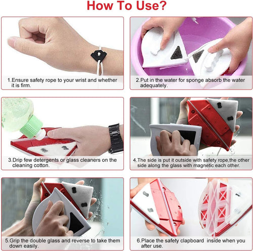 CrystalSwipe™ Magnetic Window Cleaner