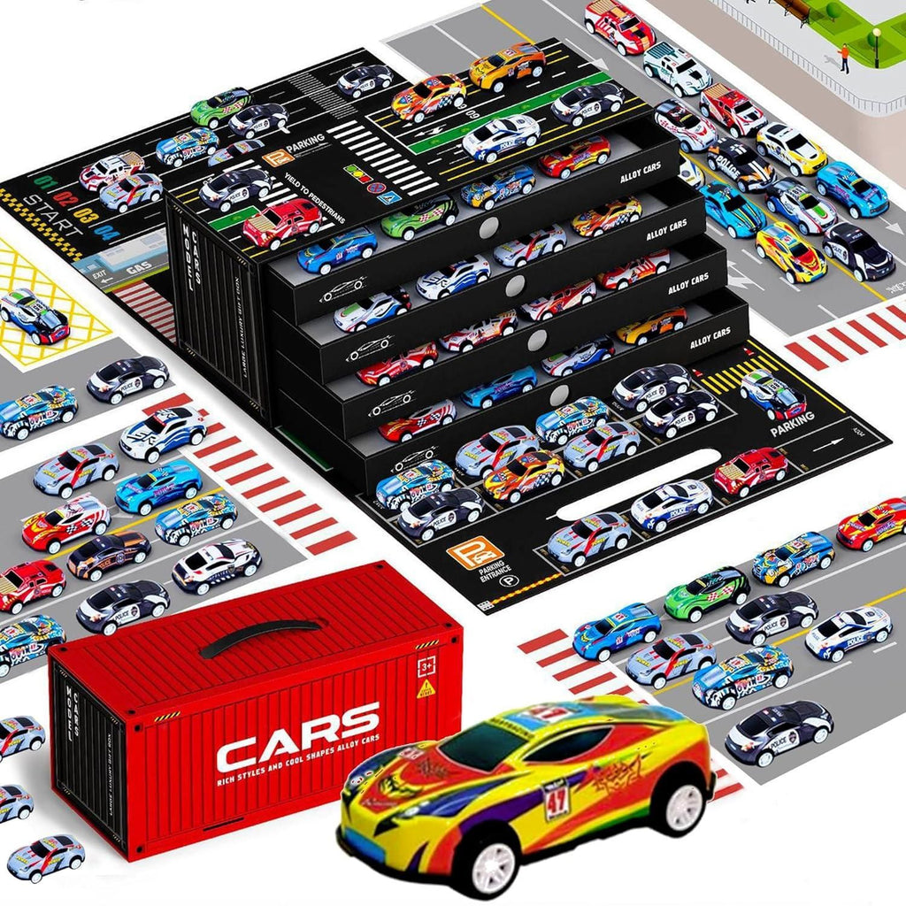 TurboMini™ Pull-Back Car Collection (48 PCS)